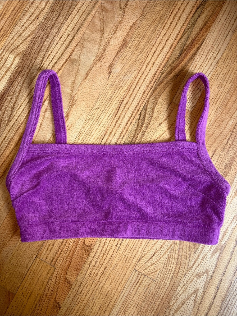 Urban Outfitters small Purple Terry Bralette